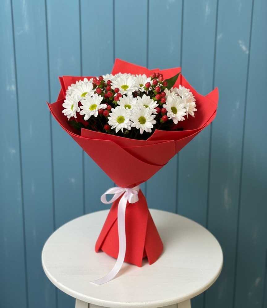 Букет цветов из: Хризантемы в Орле-Изумруде