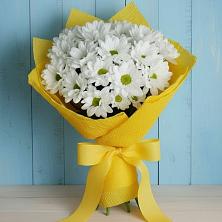 Букет цветов из:  Хризантемы в Орле-Изумруде