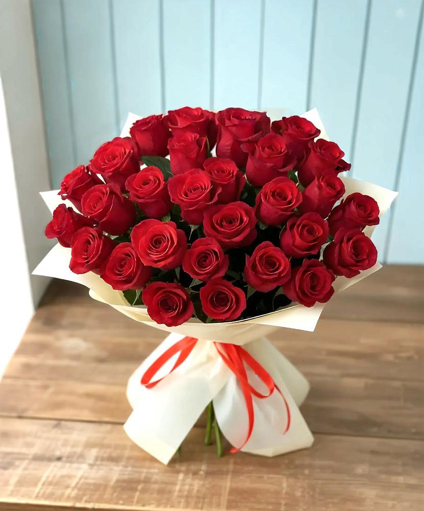 Букет 29 Красных роз в Орле-Изумруде
