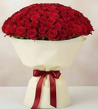 Букет 101 Красная роза Милано в Орле-Изумруде