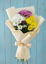 Букет цветов из:  Хризантемы в Орле-Изумруде