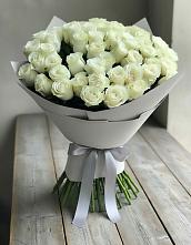 Букет 35 Белых роз в Орле-Изумруде