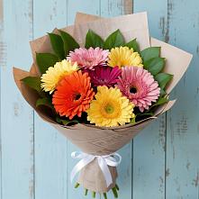 Букет цветов из:  Герберы #REPLACE_PRED# Орле-Изумруде