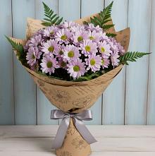 Букет цветов из:  Хризантемы в Орле-Изумруде