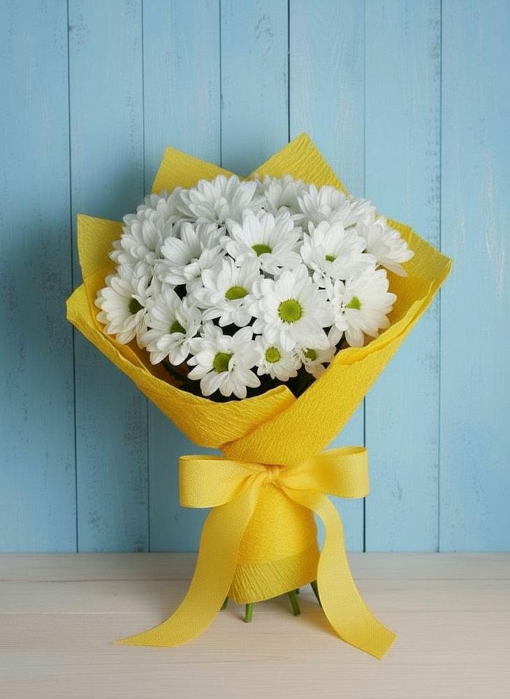 Букет цветов из: Хризантемы в Орле-Изумруде