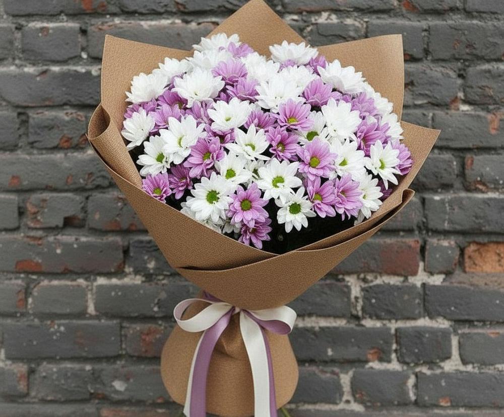 Букет цветов из: Хризантемы в Орле-Изумруде