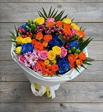 Букет цветов из:  Розы и Хризантемы в Орле-Изумруде