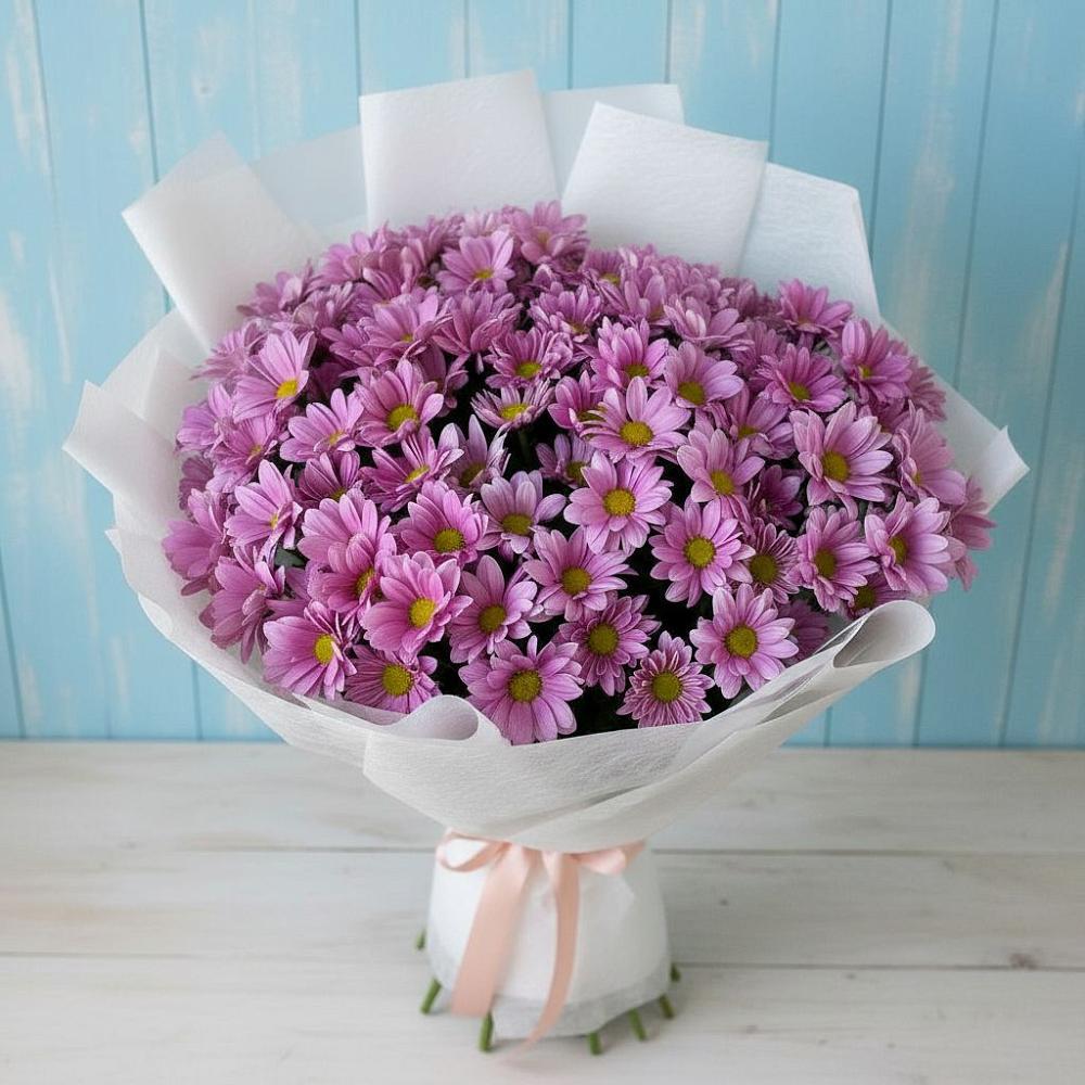 Букет цветов из: Хризантемы в Орле-Изумруде