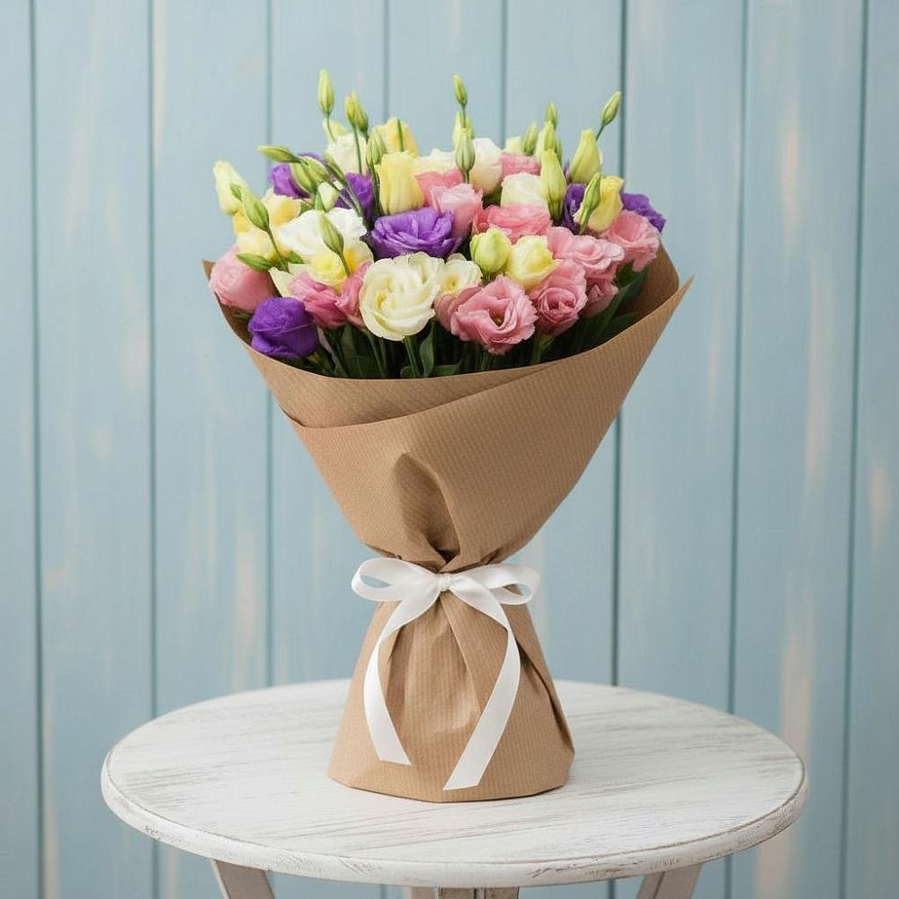 Букет цветов из: Лизиантусы в Орле-Изумруде