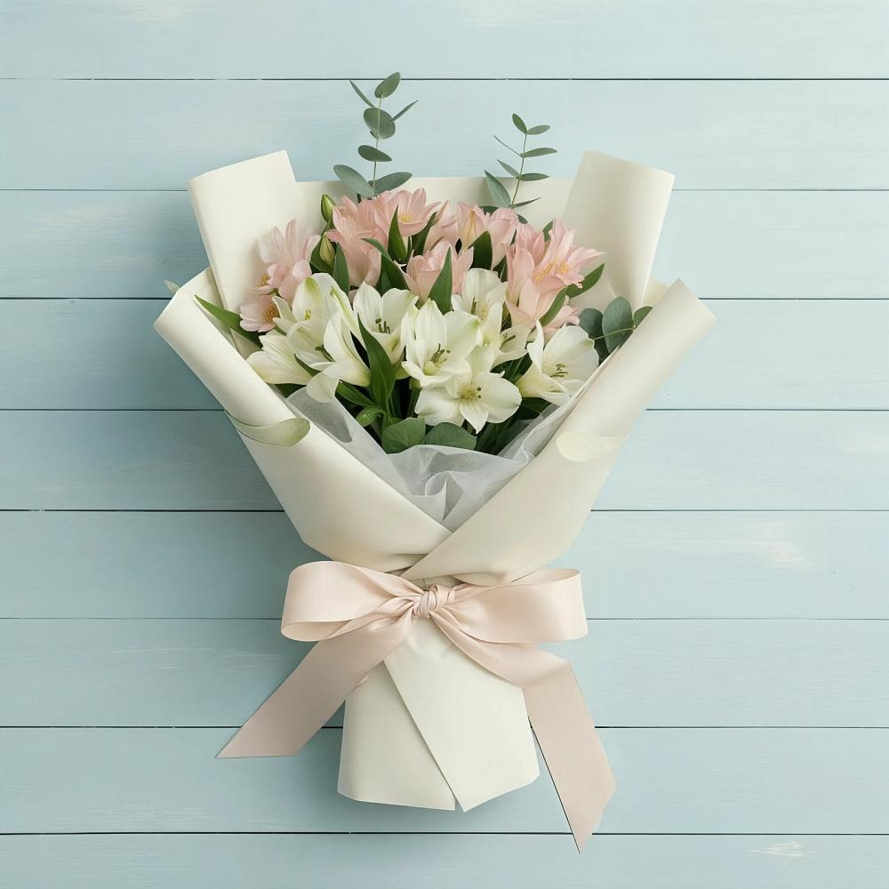 Букет цветов из: Альстромерии в Орле-Изумруде