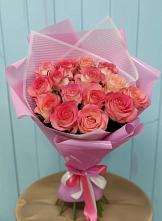 Букет 15 Розовых роз Равель в Орле-Изумруде