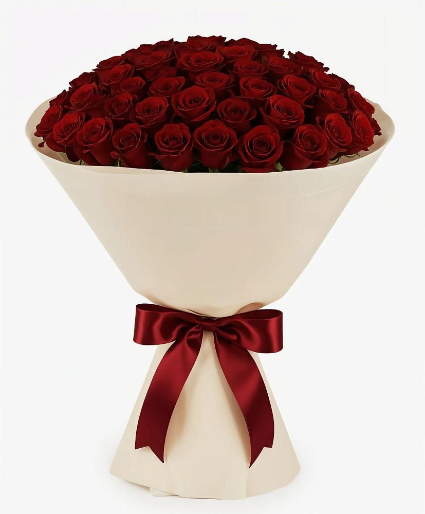 Букет 101 Бордовая роза Блэк Бакарра в Орле-Изумруде