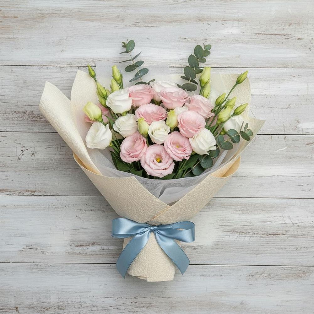 Букет цветов из: Лизиантусы в Орле-Изумруде